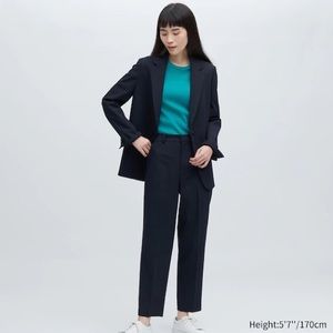 Smart Ankle Pants 2 Way Stretch - Black Pants